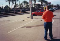 Jeff and Surveyor scope out the lot